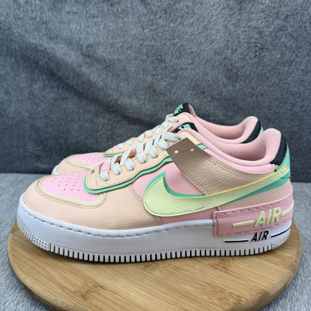 Nike Air Force 1 Shadow Shoes Womens Size 11 Multicolor Sneakers CU8591-601 - Picture 3 of 10